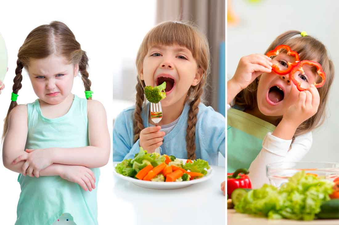 7 tips para que tus hijos coman verduras