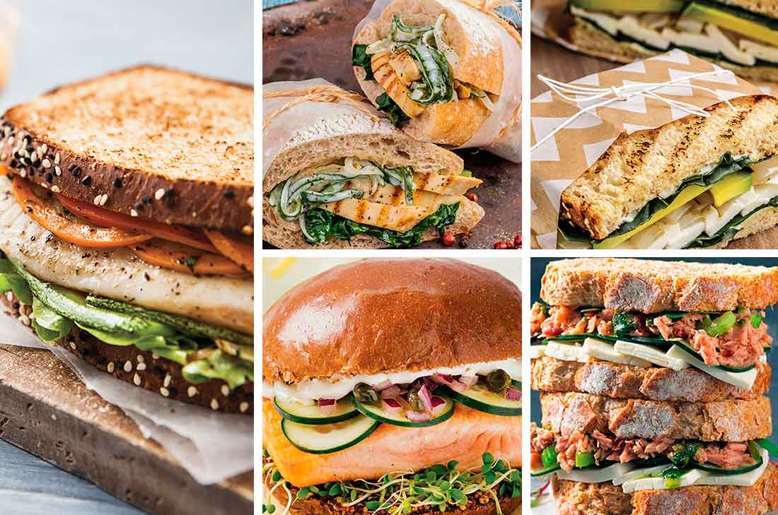 5 recetas de ligeros y exquisitos sándwiches