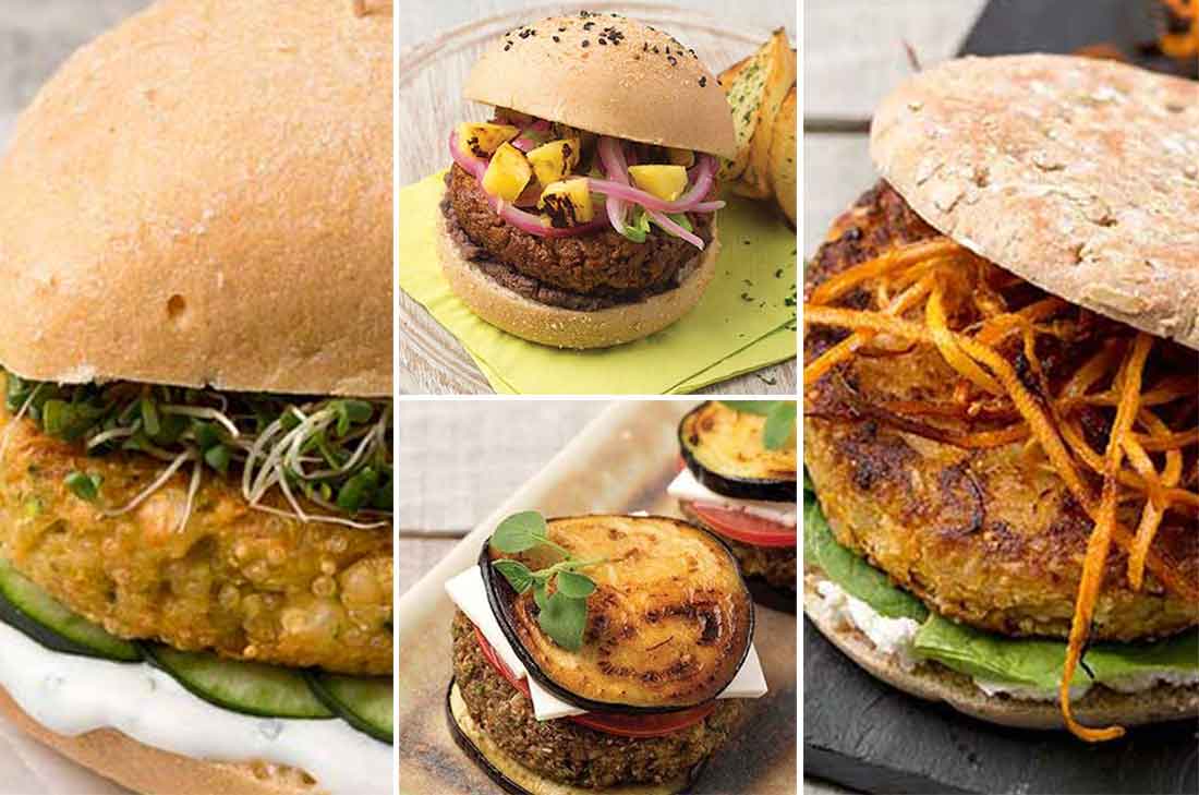 5 deliciosas recetas de hamburguesas vegetarianas