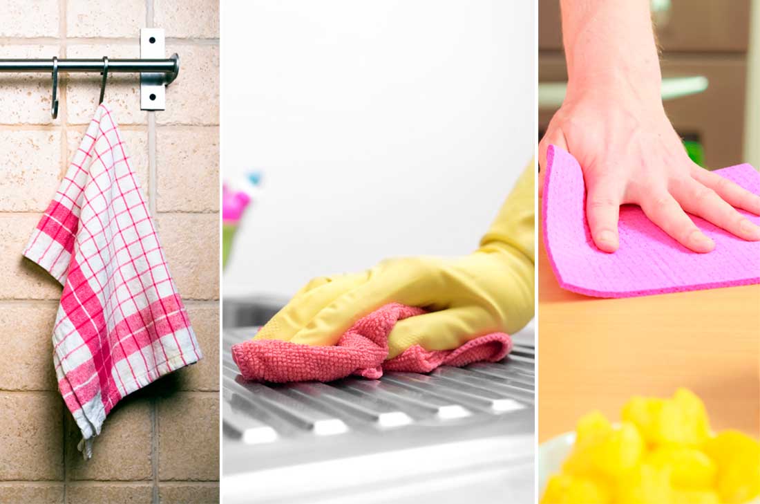 Cómo desinfectar trapos de cocina, ¡mantenlos libres de gérmenes!