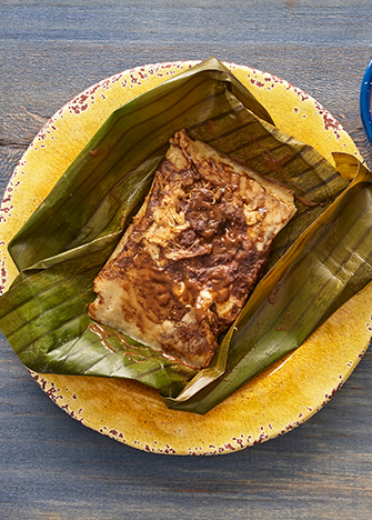 tamales de mole poblano