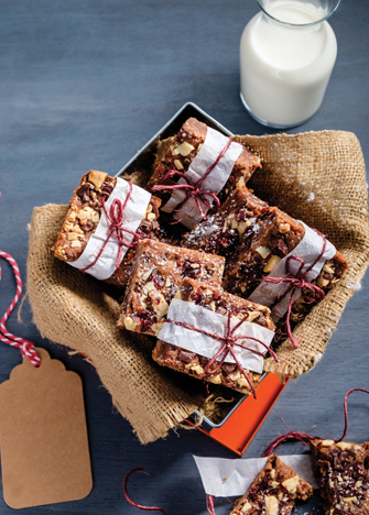 galletas de chocolate con arándano