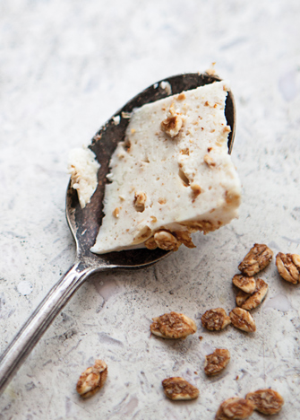 gelatina de yogurt y granola