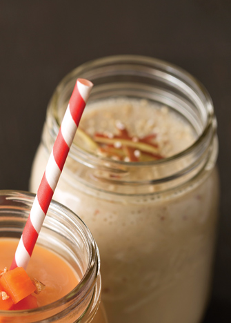 licuado de avena, amaranto y manzana