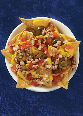 nachos con picadillo