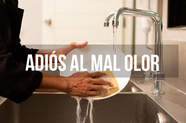 Cómo quitar malos olores de los trastes