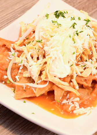 chilaquiles rojos