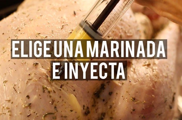 Cómo inyectar un pavo para que quede jugoso | 3 recetas de marinadas