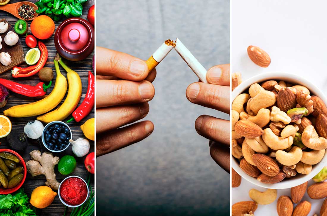 ¡Checa aquí qué alimentos te ayudan a dejar de fumar! Implementa estos alimentos a tu dieta y olvídate del cigarro. La ansiedad es lo que te hace fumar.