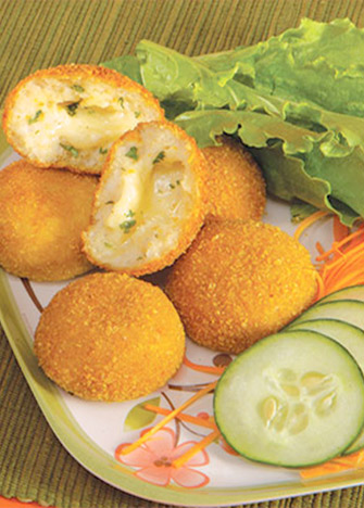 croquetas de pescado con queso