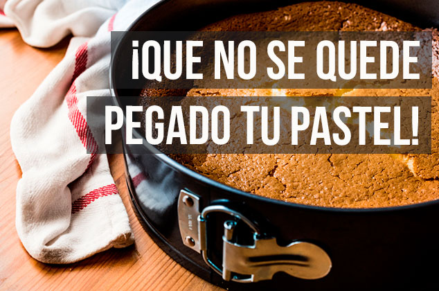 engrasar y enharinar un molde