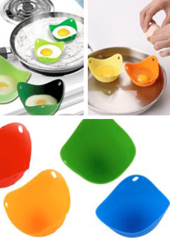 bandejas para hacer huevos pochados o sin grasa - utensilios para cocinar huevos