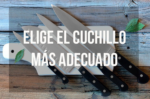 Tipos de cuchillos de cocina y sus usos