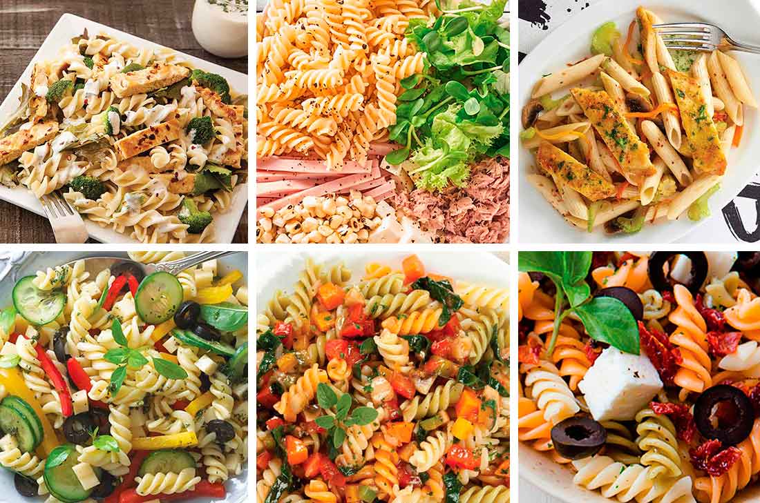 8 recetas de ensaladas con pasta para complementar tu dieta