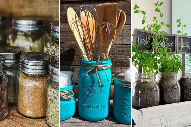 9 increíbles formas de utilizar Mason Jars en la cocina