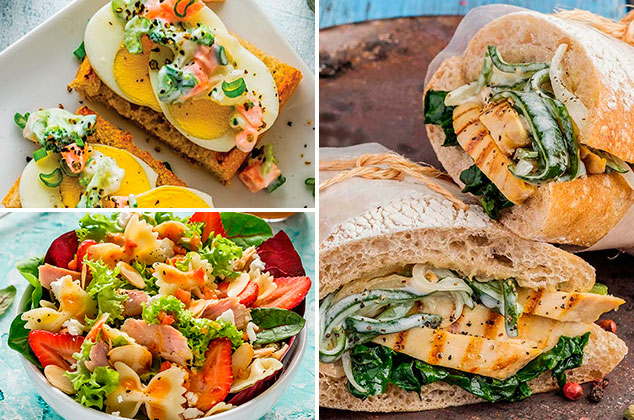 8 recetas de lunches ligeros para llevar al trabajo