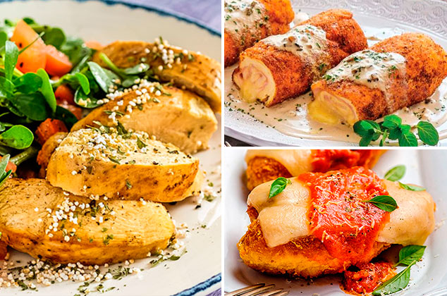 15 variadas recetas para preparar pechugas de pollo