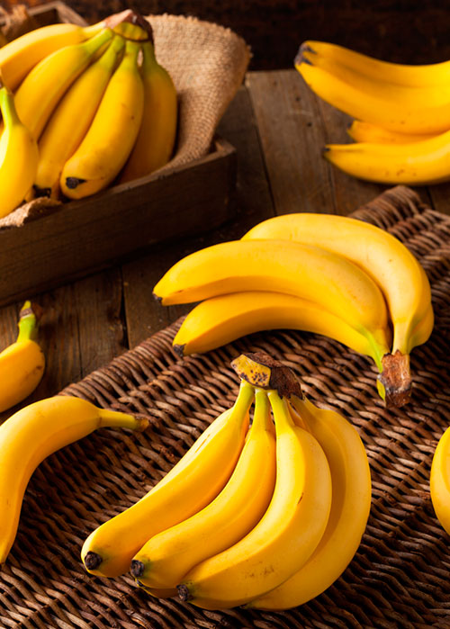 alimentos que alivian el malestar estomacal: plátanos