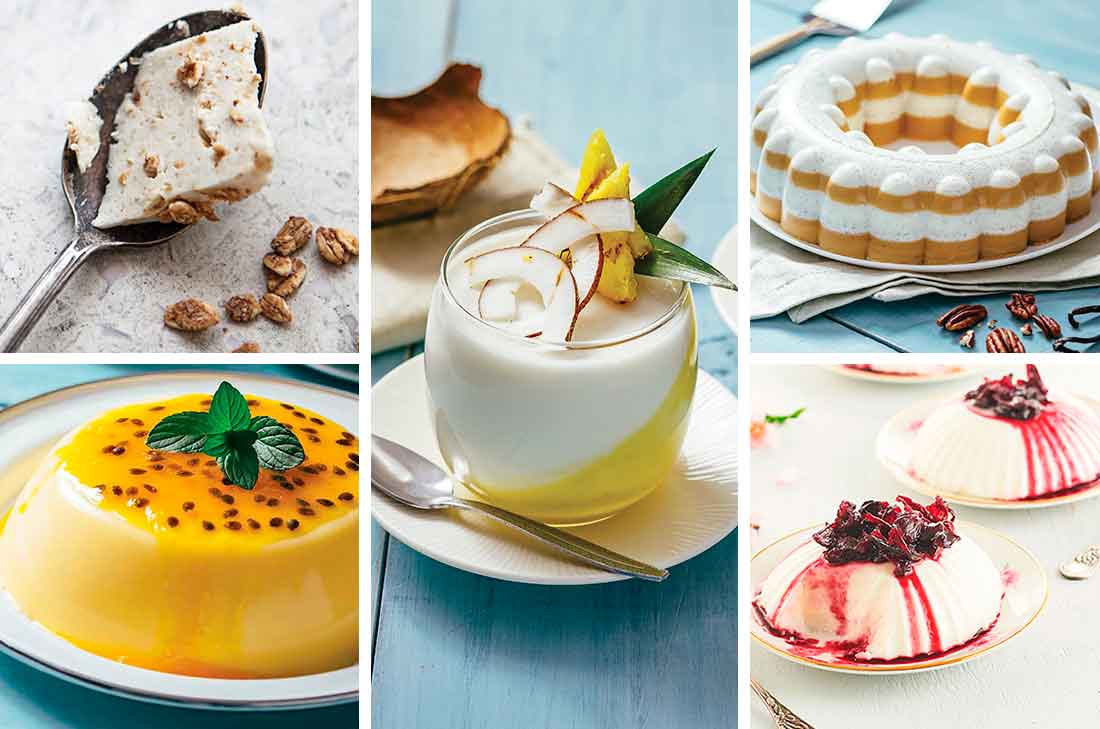 8 deliciosas gelatinas de yogurt para deleitar a tus invitados