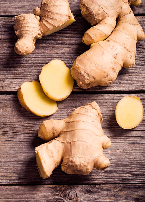 alimentos para el mal aliento: jengibre