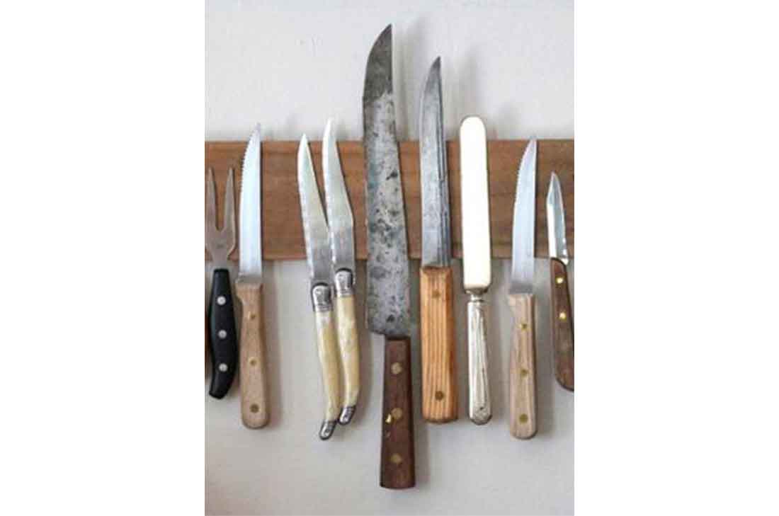 10 seguras y originales ideas para guardar tus cuchillos con poco dinero 2