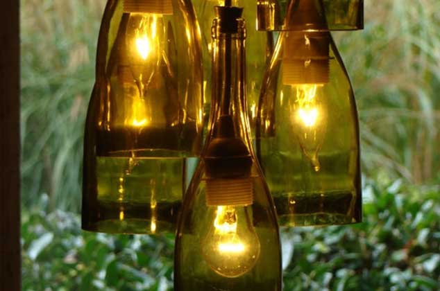 10 ideas creativas para reciclar las botellas de vidrio 5