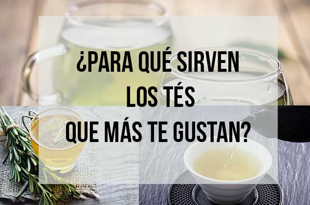 Conoce para qué sirven los tés que más te gustan