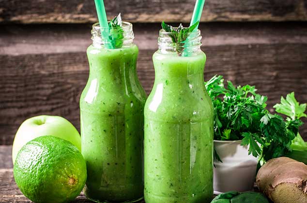 Maravillosos beneficios del jugo verde