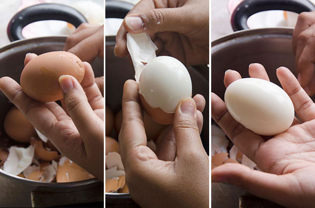 Cómo pelar huevos cocidos o duros fácil y rápidamente