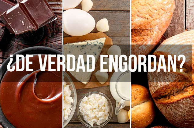 Alimentos que pensabas que engordaban