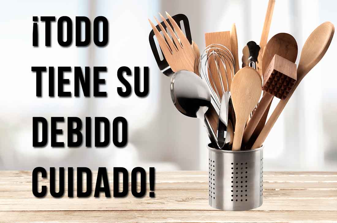 Aprende a cuidar correctamente los utensilios de tu cocina