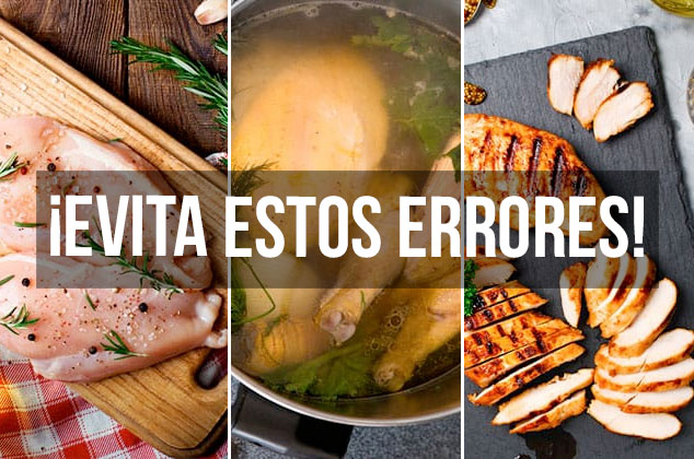 5 errores que debes evitar al cocinar pollo