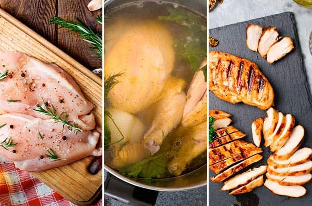 Errores al cocinar pollo