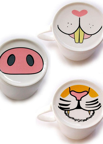 Ideas para decorar tazas con caritas en la base