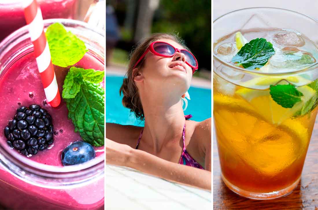 Bebidas refrescantes para no morir de calor