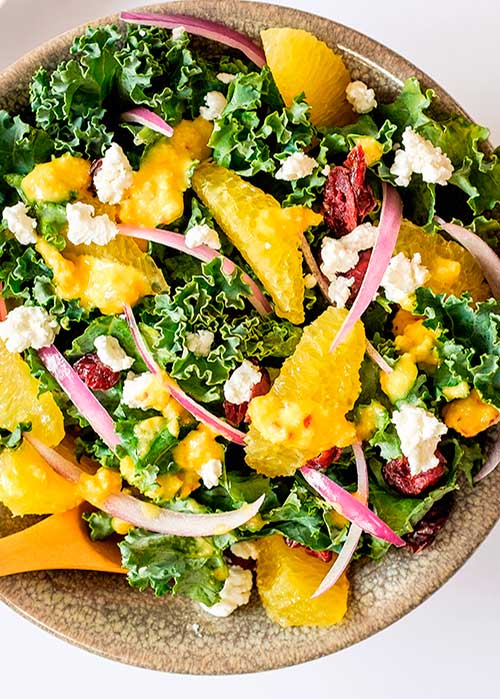 Recetas prácticas para vacaciones: ensalada de kale