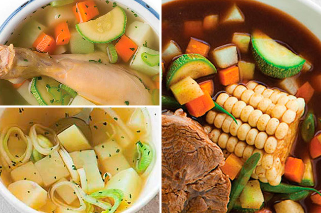 6 recetas de sopas y caldos calientitos para quitarse el frío