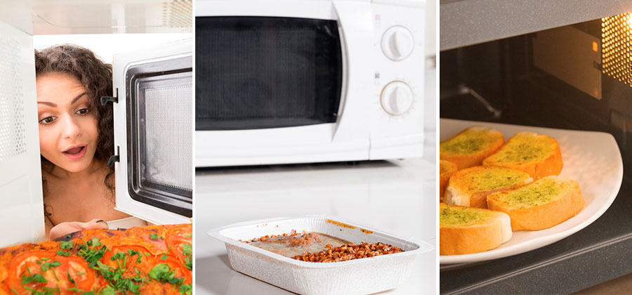 Tips para calentar comida en el microondas perfectamente