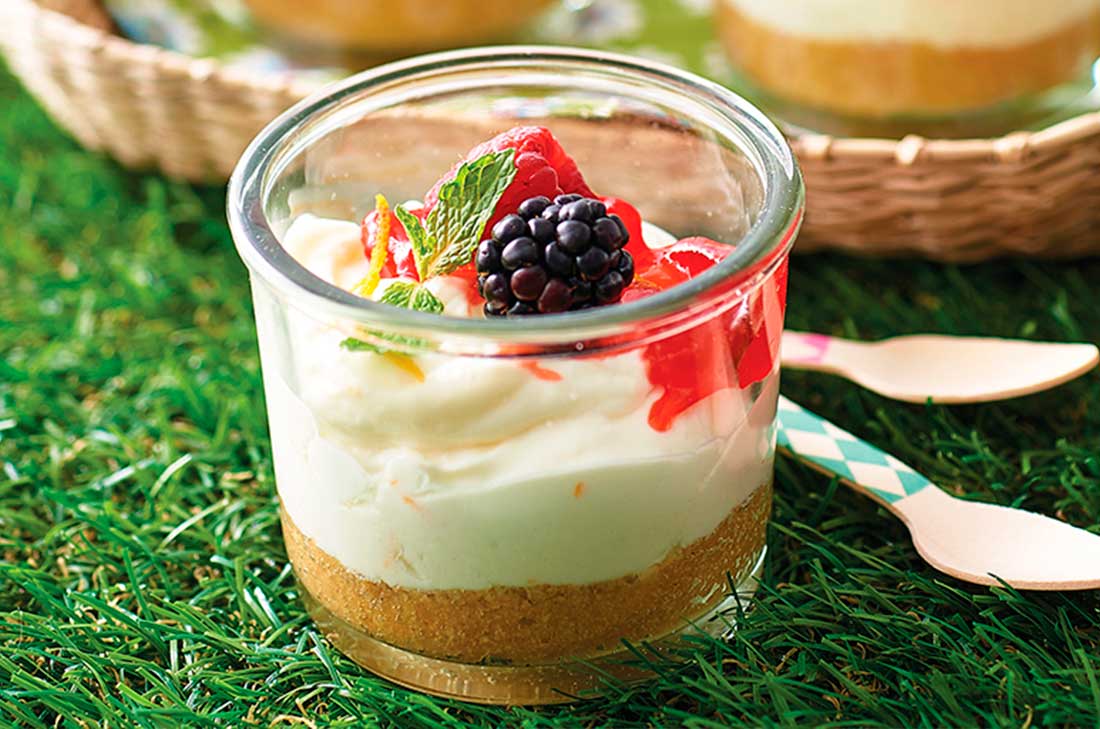 Cheesecake en vaso sin horno | Cocina Vital