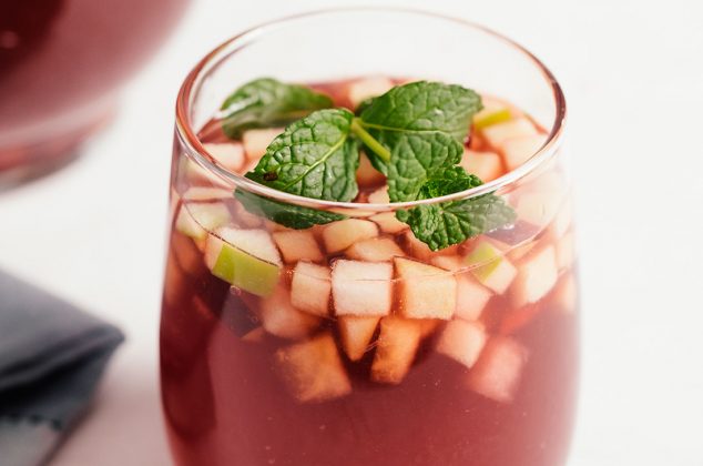 Receta de Clericot con vino tinto y refresco de manzana