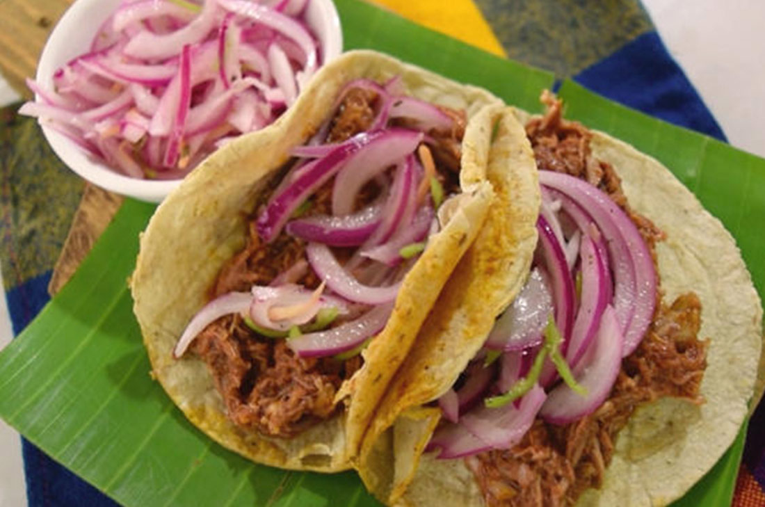 Tacos de cochinita pibil en olla express- Receta casera