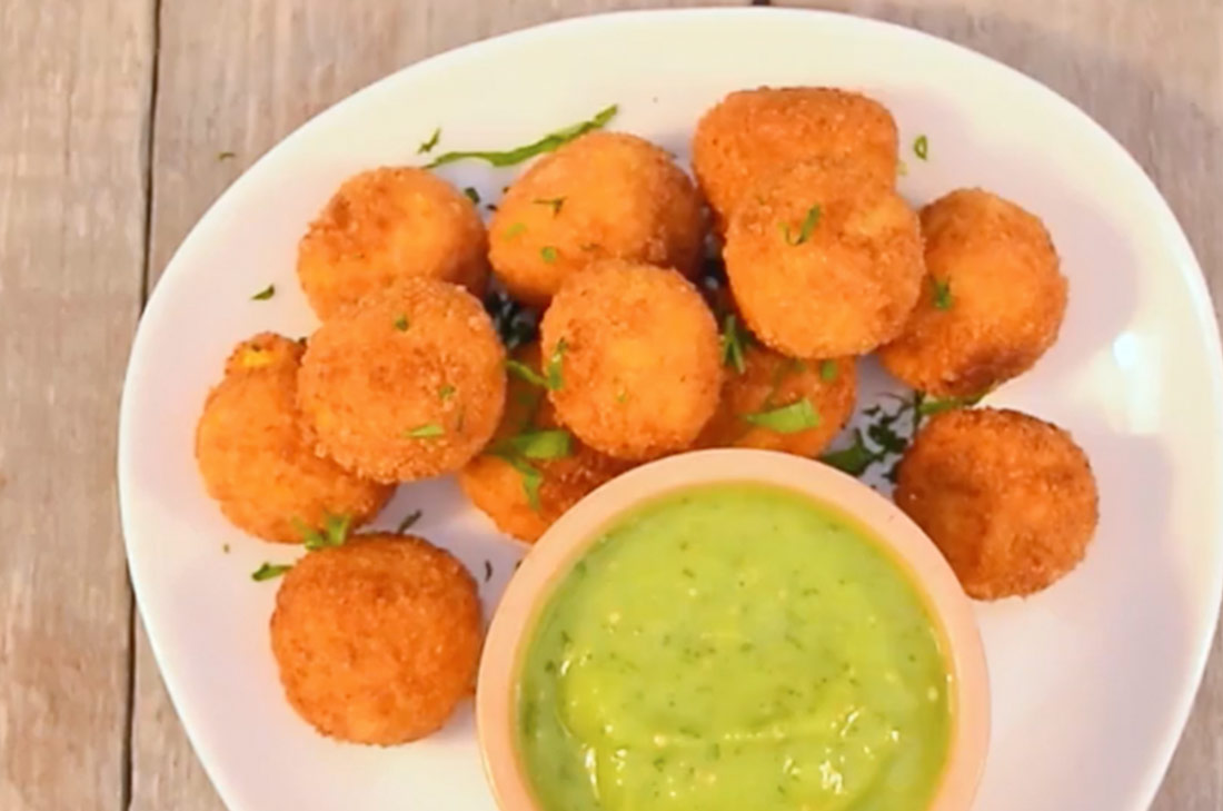 Receta de Croquetas de zanahoria rallada, empanizadas y fritas