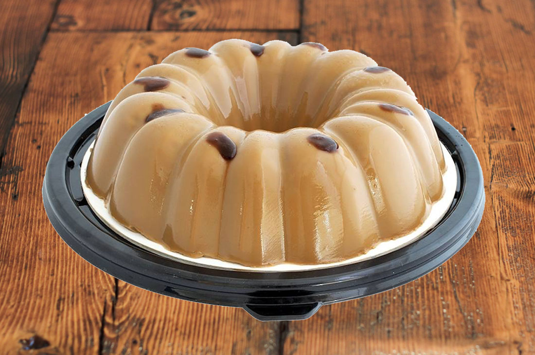 Gelatina de café con queso
