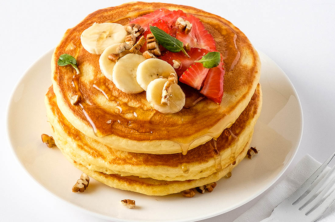 Hot cakes de avena y amaranto