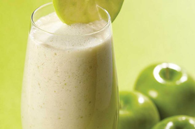 Receta de Licuado de manzana verde con avena para aliviar la gastritis