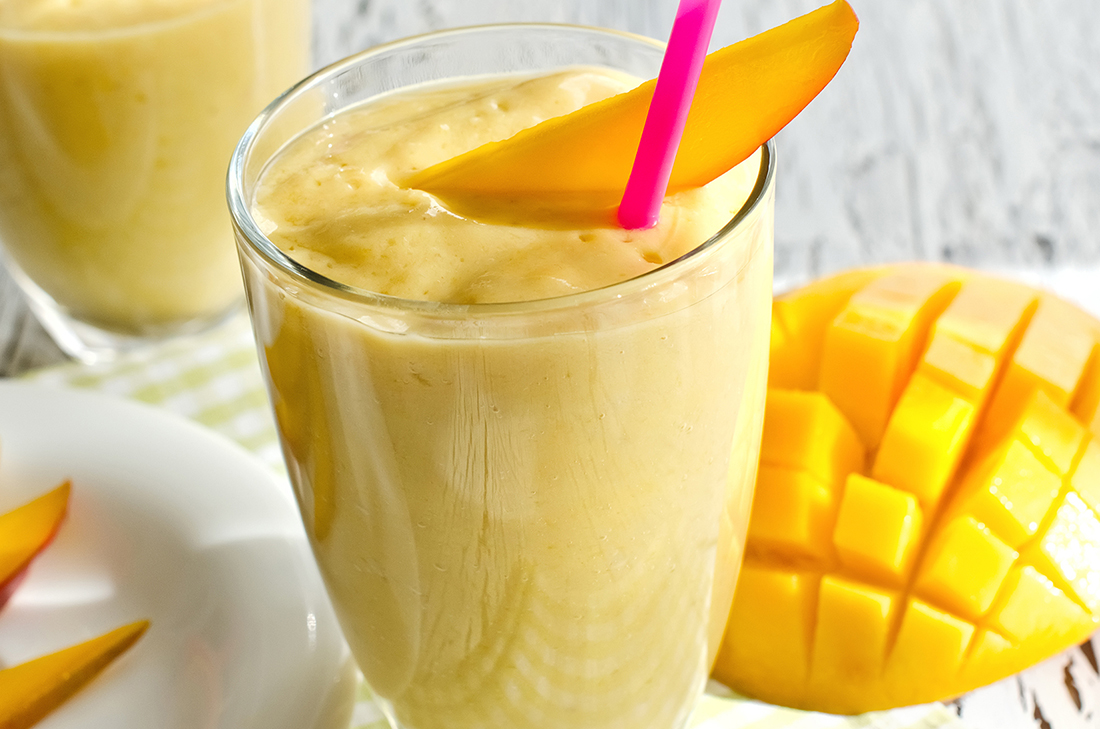 Suavemente Incitar vena Licuado de mango con crema de coco | Cocina Vital