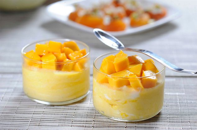 Receta de Mousse de mango