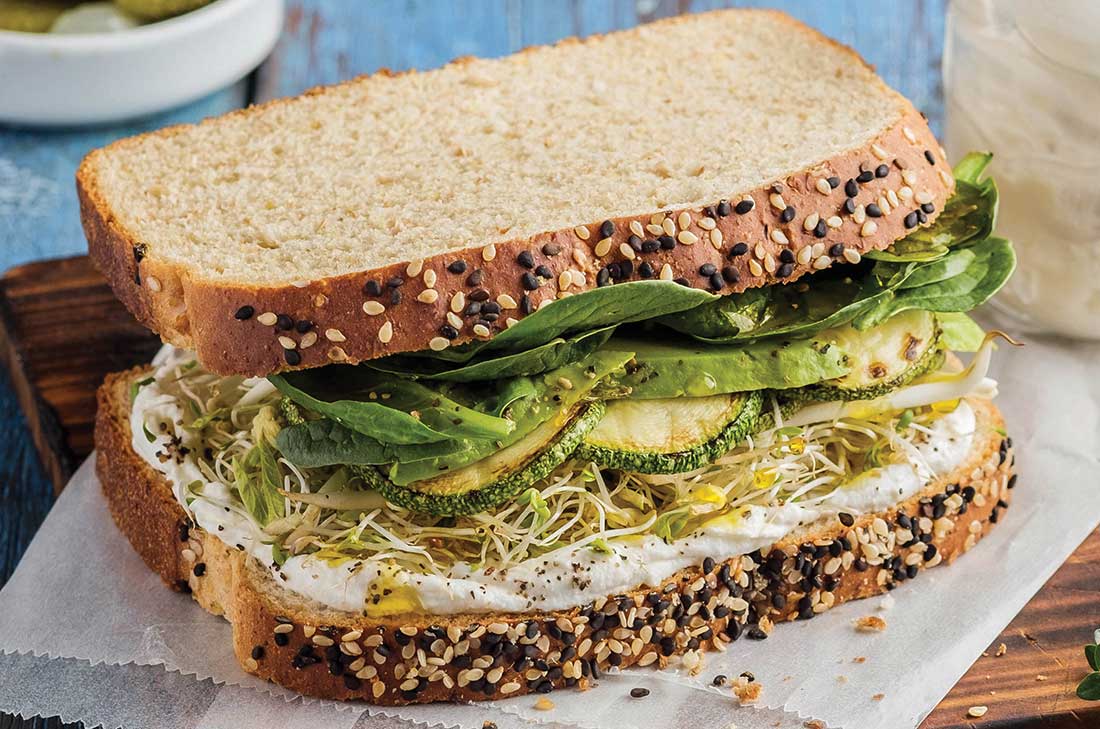 Sándwich verde – Recetas de sándwiches