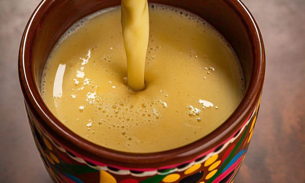 Receta de atole de piña