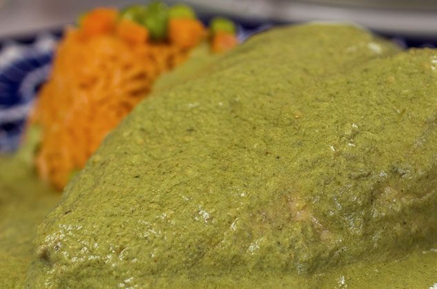 Mole verde tradicional con pepitas | Pipián verde